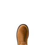 ARIAT WEDGE REBAR PULL-ON H2O COMP TOE WORKBOOT - DISTRESSED BROWN [SZ:9.0EE]