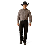 ARIAT CRAWFORD MENS LONG SLEEVE SHIRT - NAVY [SZ:M]
