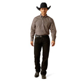 ARIAT CRAWFORD MENS LONG SLEEVE SHIRT - NAVY [SZ:M]