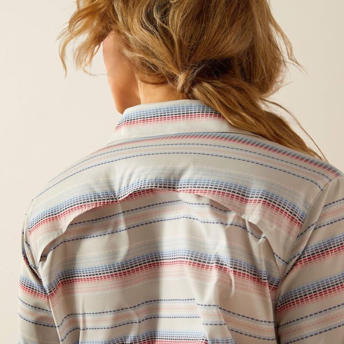 Ariat Womens Venttek Long Sleeve Shirt - Multi Stitch Stripe [sz:xs]