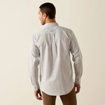Ariat Brendan Mens Wrinkle Free Fitted Long Sleeve Shirt - Light Brown [sz:s]