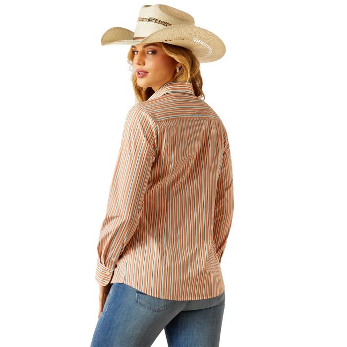 Ariat Kirby Pro Womens Long Sleeve Shirt - Malia Stripe [sz:s]
