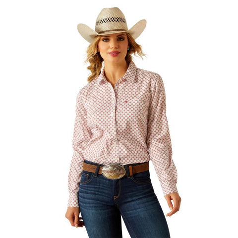 Ariat Kirby Pro Womens Long Sleeve Shirt - Elio Geo [sz:s]