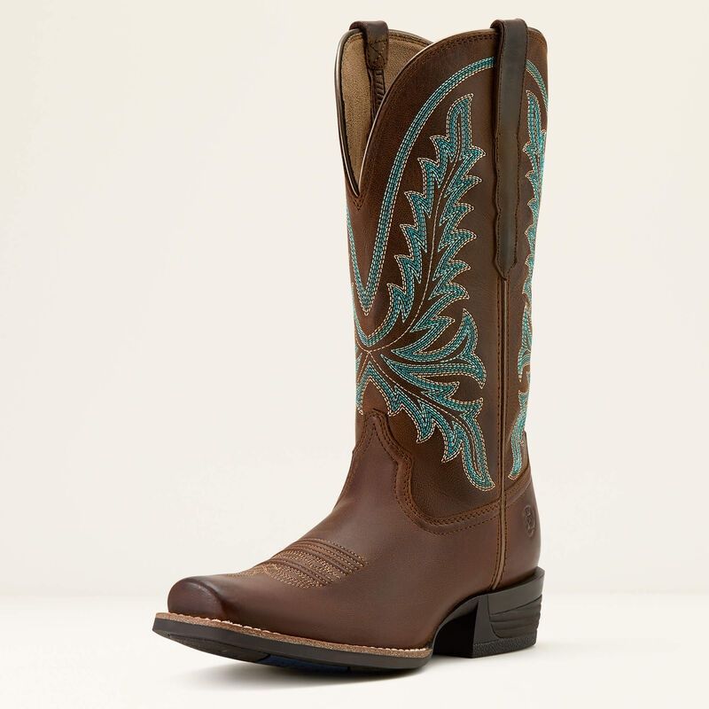 ARIAT ROCK CREEK WOMENS BOOTS - SASSY BROWN [SZ:7.5]