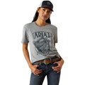 Ariat Family Farm Womens Short Sleeve Tee - Ice Berg [sz:xs]