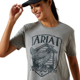 Ariat Family Farm Womens Short Sleeve Tee - Ice Berg [sz:xs]