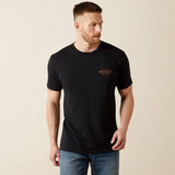 Ariat Maximal Collage Short Sleeve Tee - Black [sz:m]