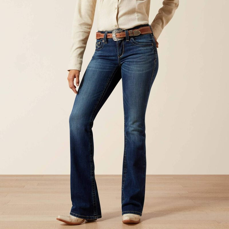 Ariat Womens Adalynne Perfect Rise Boot Leg Jean - Barryessa [sz:25.0r]