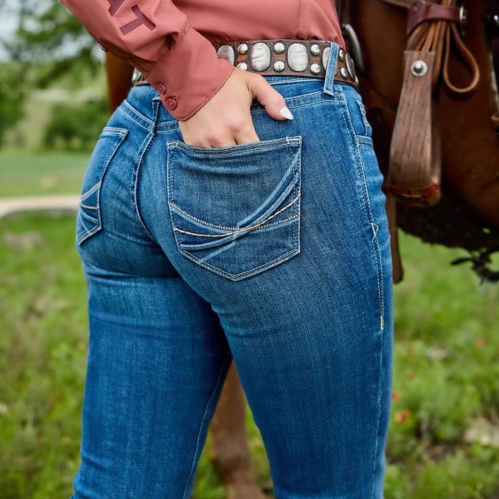 Ariat Womens Leslie Perfect Rise Slim Trouser Jean - Vermont [sz:25r]