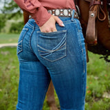Ariat Womens Leslie Perfect Rise Slim Trouser Jean - Vermont [sz:25r]