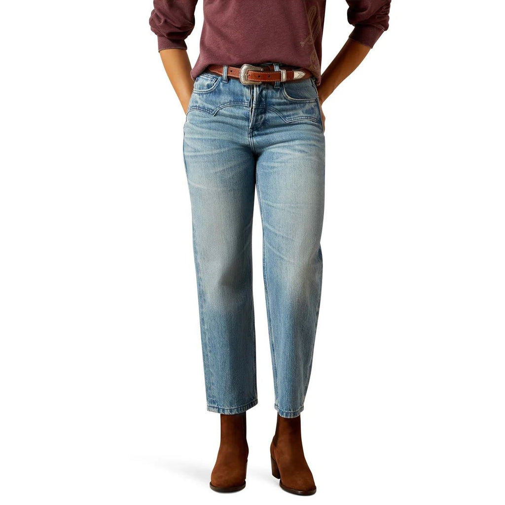 Ariat Cheyenne Womens Ultra High Rise Tomboy Straight Jean - Candy [sz:27r]