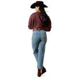 Ariat Cheyenne Womens Ultra High Rise Tomboy Straight Jean - Candy [sz:27r]