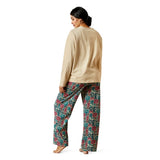 Ariat Womens Dreams Pajama Set Western Blocks
