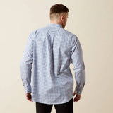 Ariat Brett Mens Wrinkle Free Long Sleeve Shirt - Grey [sz:m]
