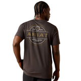 Ariat Southwest Wooden Reticle Short Sleeve Mens Tee - Vintage Black [sz:m]
