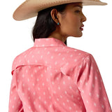 Ariat Womens Venttek Long Sleeve Shirt - Sun Kissed Coral 
