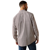 Ariat Alden Wrinkle Free Mens Classic Fit Long Sleeve Shirt - Chestnut Geo Print [sz:m]