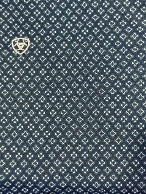 Ariat Mens All Over Print Polo - Dark Denim Medallion Print [sz:l]