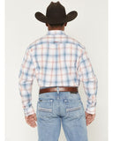 Ariat Mens Pro Series Teddy Classic Fit Long Sleeve Shirt - White Plaid [sz:s]