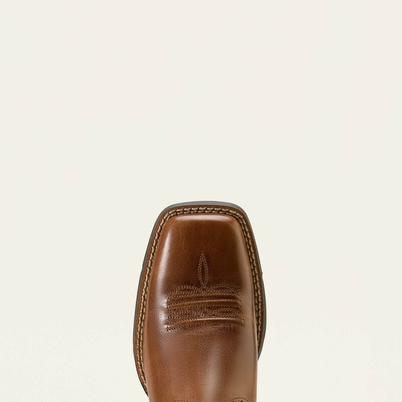 Ariat Round Up Remuda Womens Wide Square Toe Boots - Aged Tan [sz:6.5c]