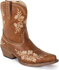Roper Wynona Womens Shorty Boot - Tan [sz:5.5]