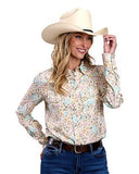 Stetson Prairie Floral Womens Long Sleeve Shirt [sz:s]