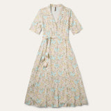 Stetson Prairie Floral Womens Short Sleeve Dress [sz:s]