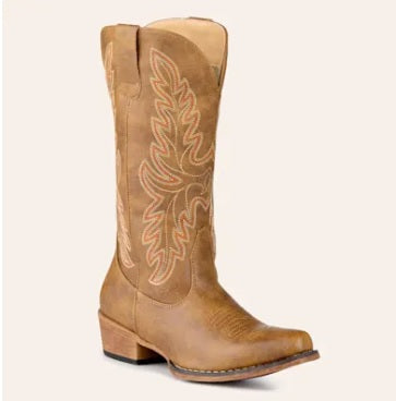 Roper Sundown Womens Boots - Tan [sz:6.0]