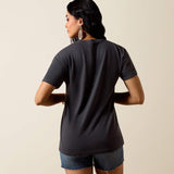 Ariat Tombstone Womens Tee - Smoke [sz:xs]