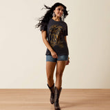 Ariat Tombstone Womens Tee - Smoke [sz:xs]
