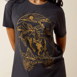 Ariat Tombstone Womens Tee - Smoke [sz:xs]