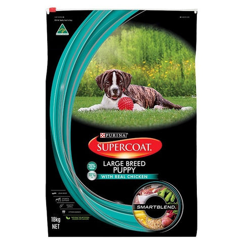 SUPERCOAT PUPPY LARGE BREED 18KG