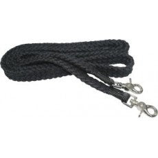 Reins Roping Webb Black