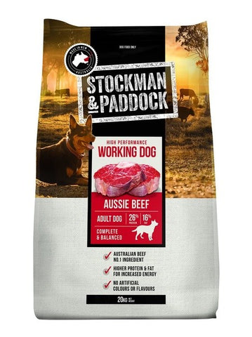 STOCKMAN & PADDOCK WORKING DOG 20KG - RED