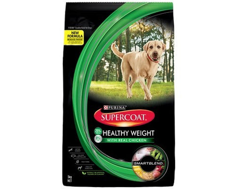 SUPERCOAT DOG ADULT HEALTHY WEIGHT 18KG
