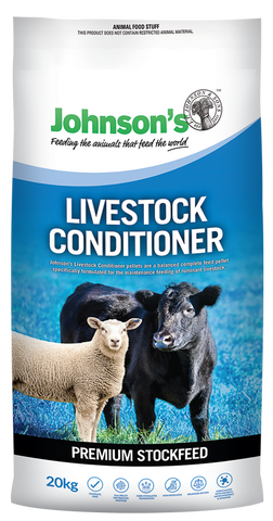 JOHNSONS LIVESTOCK CONDITIONER PELLETS 20KG