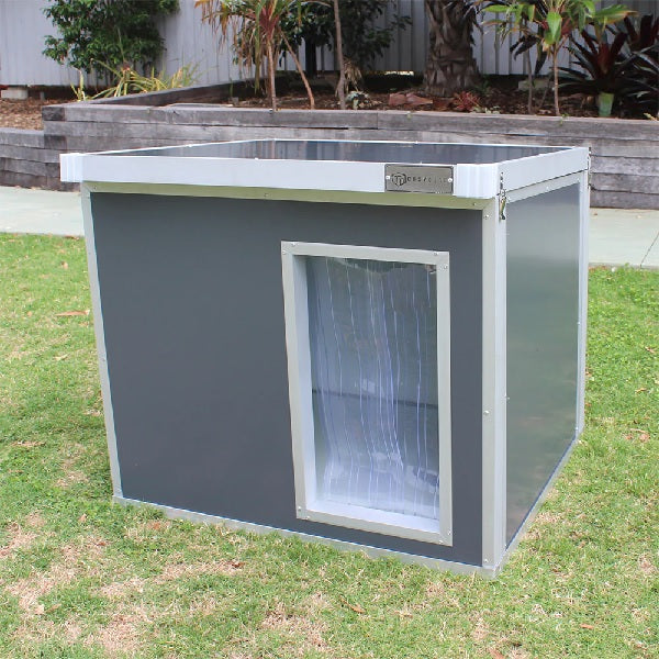 Dog Kennel Cozy Cube Medium Charcoal