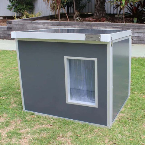 DOG KENNEL COZY CUBE XLARGE CHARCOAL