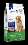 HYPRO PREMIUM ADULT CHICKEN AND DUCK GRAIN-FREE 20KG