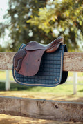 Horze Munich All Purpose Reflecting Pond Blue Saddle Pad Full