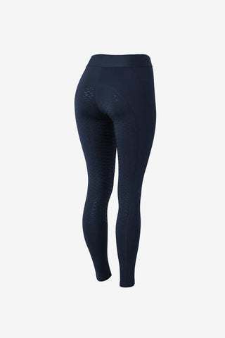 HORZE TESSA WOMENS FULLGRIP TIGHTS - NAVY