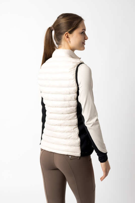 B VERTIGO SIA LADIES ULTRALIGHT VEST - MOONBEAM [SZ:EU 36/ AU 8]