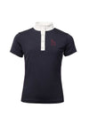 HORZE NYRA KIDS SHOW SHIRT - DARK NAVY [SZ:S]