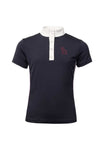 HORZE NYRA KIDS SHOW SHIRT - DARK NAVY [SZ:S]