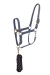 HALTER & LEAD SET HORZE ROSE TONIQUE  - GRISAILLE [SZ:PONY]