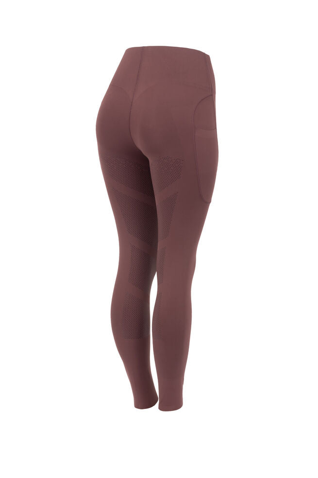 B-VERTIGO VIKTORIA FULL GRIP TIGHTS - RED MAHOGANY [SZ:36 (6)]