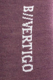 B VERTIGO RAJA SOCKS - BURGUNDY [SZ:EU 35-38/ AU 4-7]