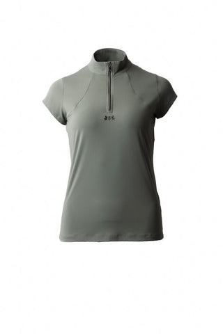 B Vertigo Joelle Short Sleeve Training Shirt - Mulled Basil [sz:38]