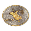 Ariat Belt Buckle - Rope Edge Bullrider [sz:2]