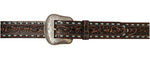 BELT ROPER MENS TOOLED LEATHER WITH TURQUOISE LACING [SZ:32 CL:TAN]